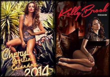 kelly brook becomes the hottest christmas calendar girl beats cheryl cole see pics