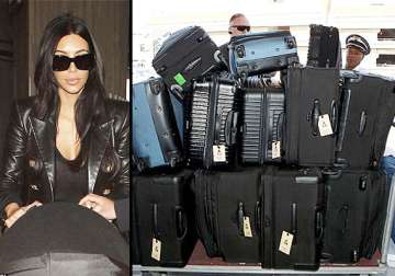 kim kardashian takes 12 bags with her for wedding in paris see pics