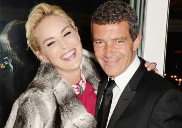 antonio banderas growing close to sharon stone