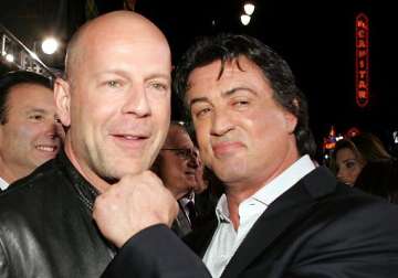 sylvester stallone rubbishes rumours of his fallout with bruce willis