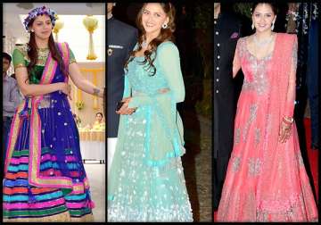 ahana deol seizes attention with unusual ensembles at her wedding functions see pics