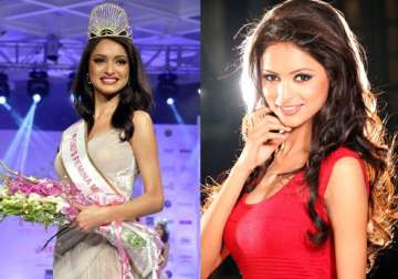 miss asia pacific world 2014 anukriti to flaunt designer raakesh agarvwal s designs see pics