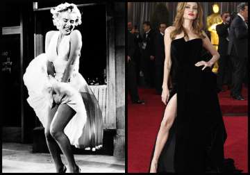 beauty personified angelina jolie vs marilyn monroe view hot pics