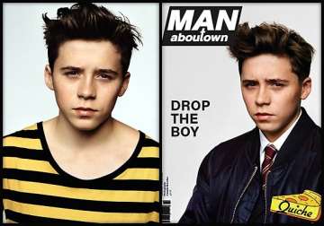 brooklyn beckham makes modelling debut for british men s magazine see pics