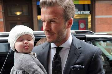 who is david beckham giving styling tips to
