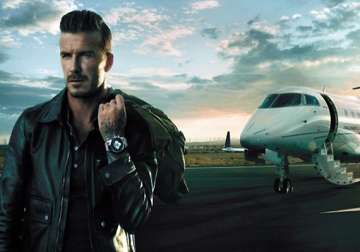 david beckham named face of breitling watches