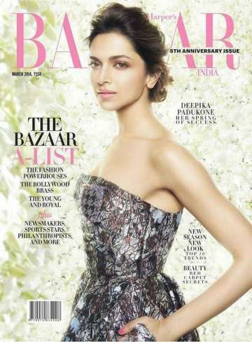 deepika sizzles on the cover of harper s bazaar