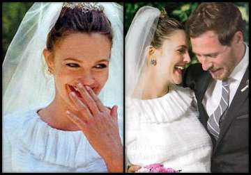 drew barrymore doles out wedding makeup tips view pics