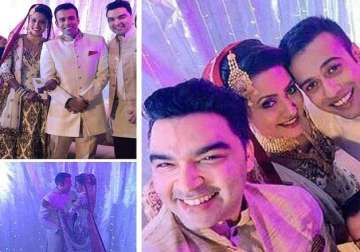 pics nigaar khan ties knot gauahar khan dolls up for behenkishaadi