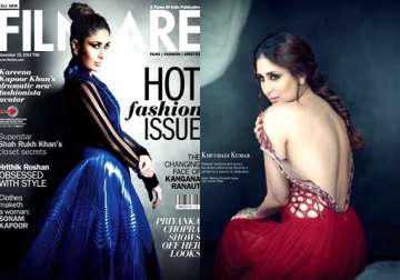 kareena kapoor khan s dramatic new fashionista avatar for filmfare cover view pics
