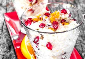 summer special recipe fruity curd rice for kids