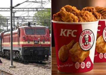 now you can order kfc during train journey