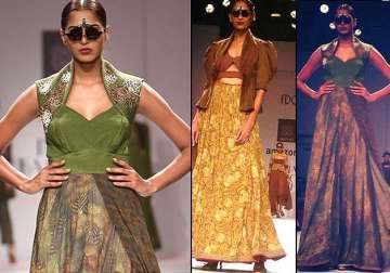 amazon india fashion week 2015 designers bring on wild military inspired fashion