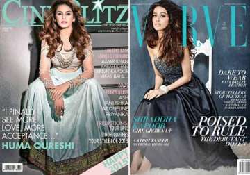 huma shraddha alia scorch january 2015 magazine covers see pics