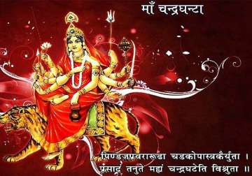 navratri day 3 jai maa chandraghanta see pics