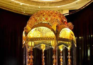 luxury wedding gets new definition with mandapam