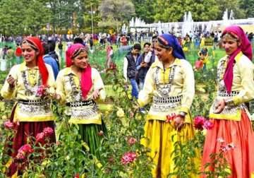 flower festival begins in himachal