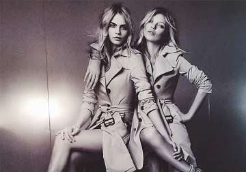 kate cara new faces of burberry s latest fragrance