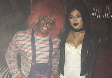 halloween kylie jenner surprises with risque dressing