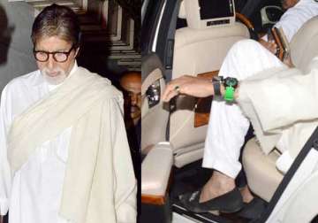 amitabh bachchan spotted wearing two watches again see pics