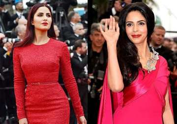 cannes 2015 katrina kaif fails to impress mallika sherawat surprises with coy look see pics