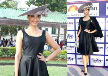 sonam kapoor stuns all in urban chic avatar at mid day derby event 2015 see pics