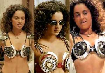kangana ranaut stuns fans by donning studded metallic bras for revolver rani view pics