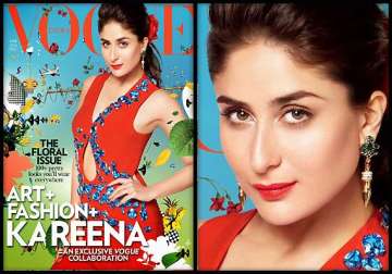 kareena kapoor looks dewy fresh on vogue s cover page see pics