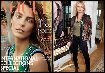 kate moss styles her first fashion shoot for magazine