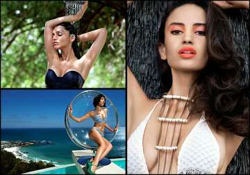 kingfisher reveals supermodels for 2014 calender photoshoot