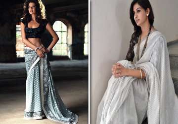 make a statement with hand woven saris