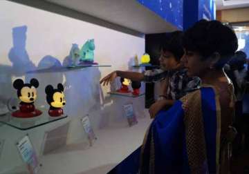 mandira bedi launches lighting toys with son veer