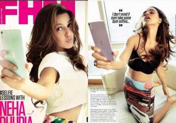 neha dhupia doles out perfect selfie tips see pics