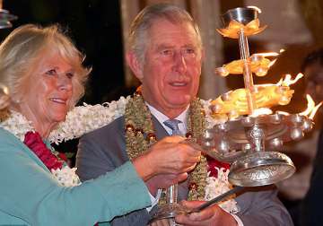 prince charles and wife camilla perform the evening ganga aarti at rishikesh view pics