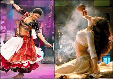 a glimpse of deepika padukone s designer lehengas in ram leela see pics