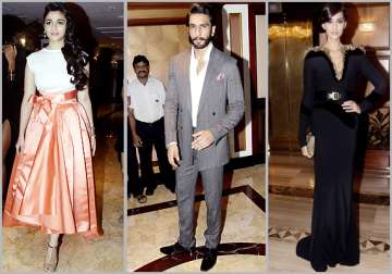 ranveer alia sonam at vogue india beauty awards view pics