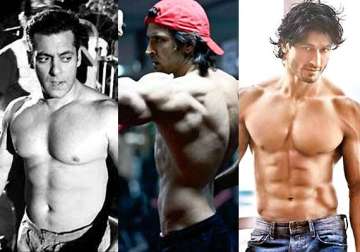 salman khan beats out hrithik vidyut declared fittest of all actors in b town view pics