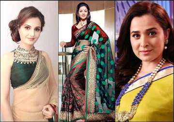 avantika gumaan sakshi check out our tv moms new saree fashion see pics