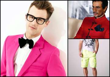 time for men to go bold with neon colours view pics