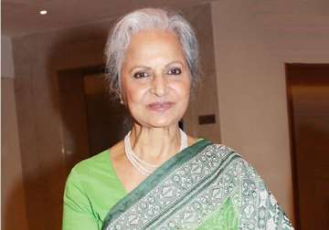 waheeda rehman forget bikini never even wore a sleeveless blouse see pics