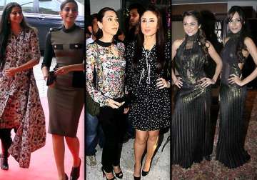 sonam rhea karisma kareena malaika amrita bollywood s sexy sister duo view pics