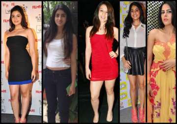 star daughters who love to flaunt legs in short dresses see pics