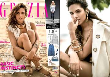 sizzling esha gupta covers grazia looks smoking sensuous and tempting see pics