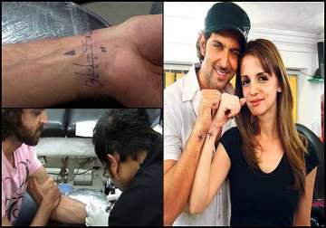 hrithik suzanne divorce what will happen to their tattoo see pics