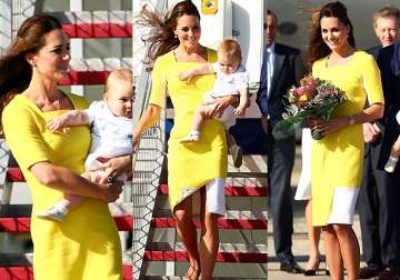 kate middleton s yellow dress worn during royal tour already a sold out view pics