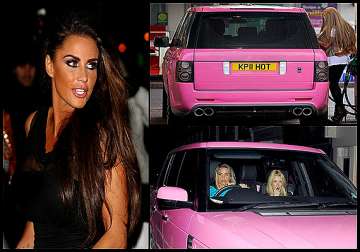 katie price s pink range rover on sale