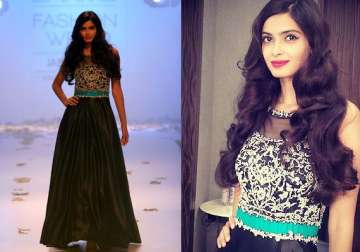 diana penty enlivens the ambience as showstopper for rocky s at lfw 2014