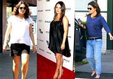 mila kunis tagged as most stylish pregnant woman see pics