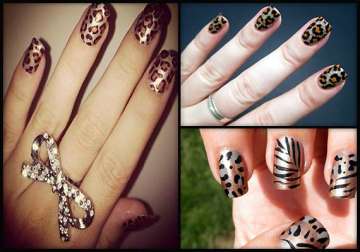 get a roary look with chic leopard print nails view pics