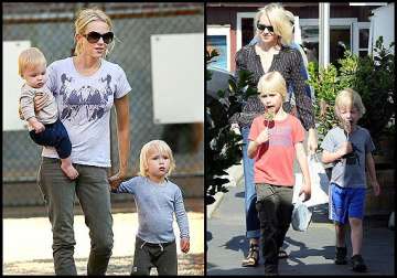 naomi watts takes fashion tips from sons
